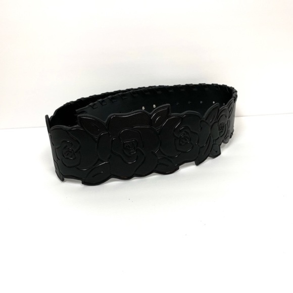 Anne Fontaine Alya Black Big waist belt one size